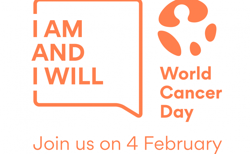 I am and I will World Cancer Day logo
