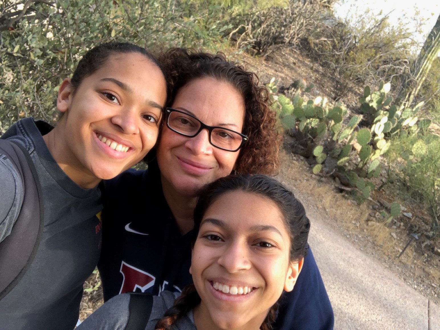 Foto de Robin Soler con su hijas