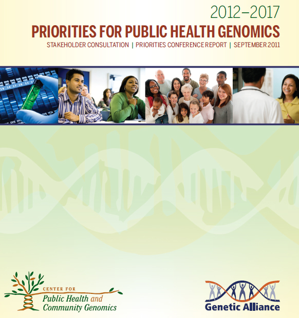 Priorities for Public Health Genomics 2012-2017