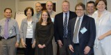Ira Lubin, Doris Zallen, Dave Dotson, Sheri Schully, Marc Williams, Ned Calonge, Roger Klein, Muin Khoury and Cecile Janssens at the EGAPP meeting