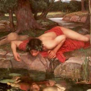 Painting from Echo and Narcissus, John William Waterhouse 1903
