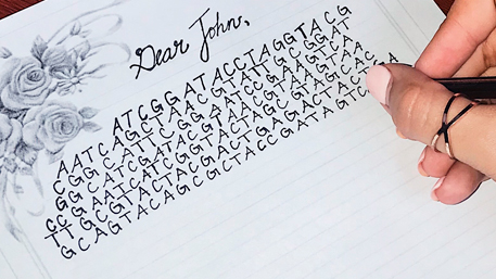 a Dear John letter being written with sequencing as the content