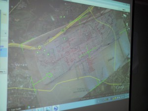 Using Google maps to 'georeference' a hand drawn microplan in Nairobi, Kenya