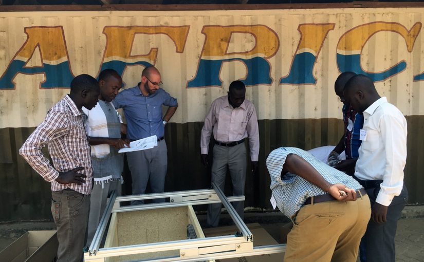 Training cold chain mentees in solar direct drive fridges installation