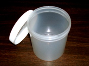 Urine specimen cup