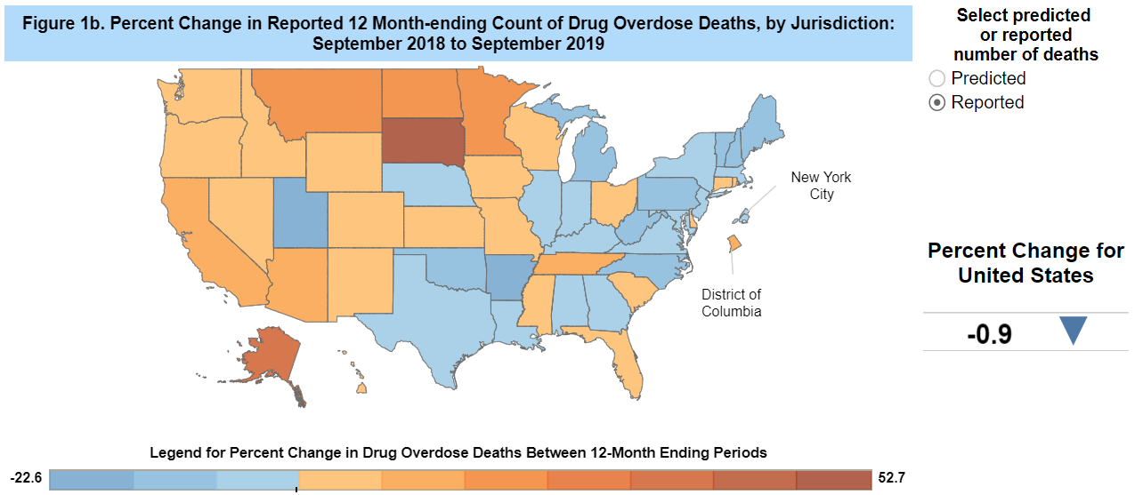 Provisional Drug Overdose Death Counts (thru September 2019) | Blogs | CDC