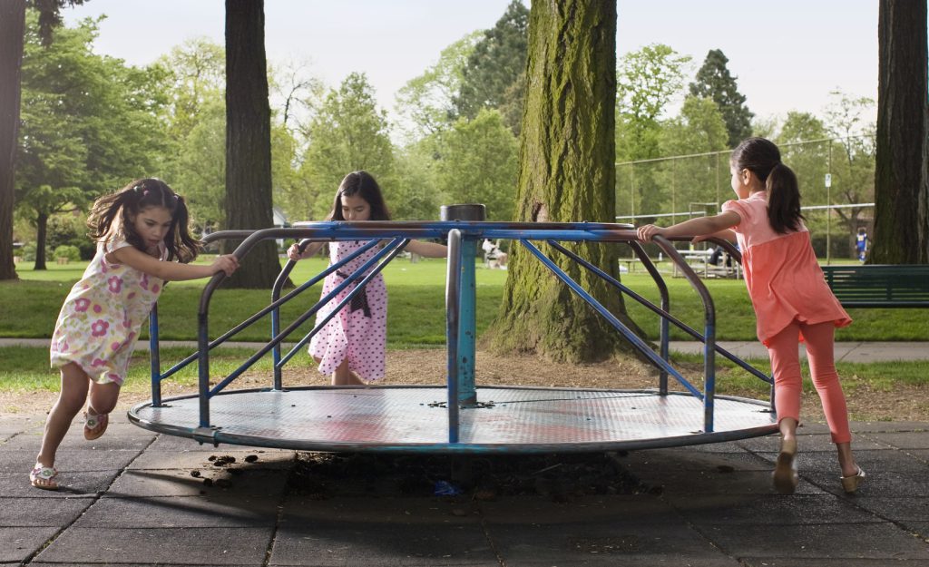 woman in chains - Playground