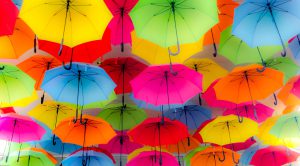 colorful umbrellas