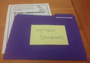 important documents folder