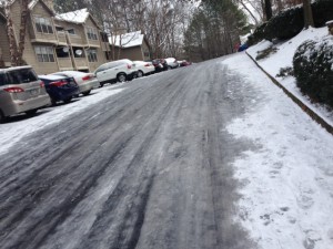 icy street