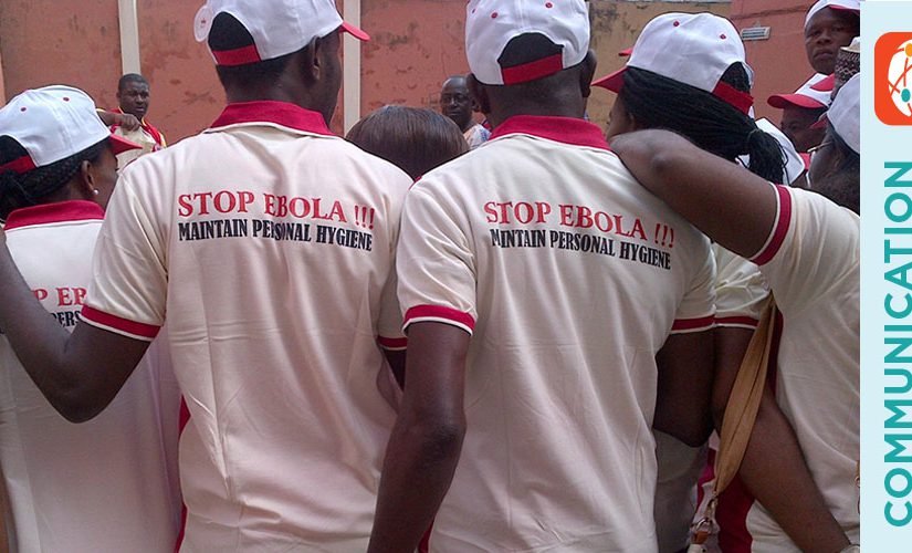 A group of Ebola response volunteers in Nigeria.