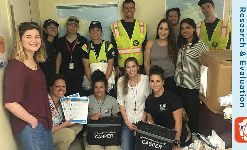 Group photo of a Community Assessment for Public Health Emergency Response (CASPER) Team in the U.S. Virgin Islands.