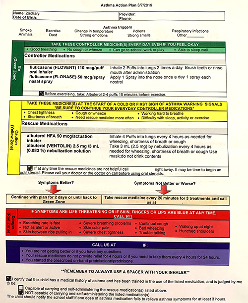 Managing Asthma: Have a Plan | Blogs | CDC