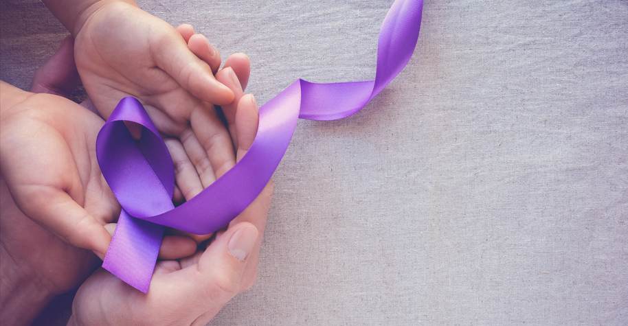 purple ribbon