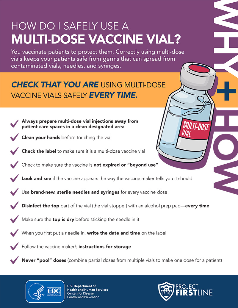 MultiDose Vial Safety Reminders for National Immunization Awareness