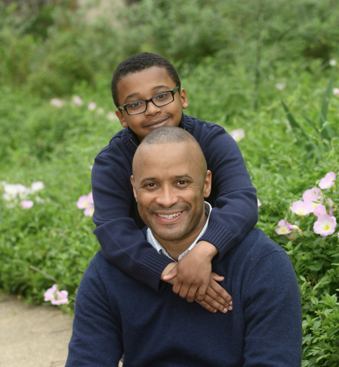 Steven Coffee II with his Dad