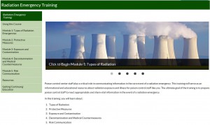 radiation training