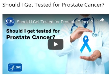 Video: Should I get tested for prostate cancer?