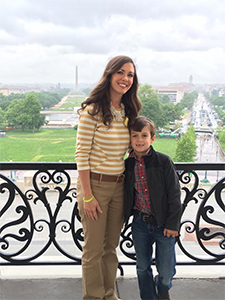 Photo of Jamie and her son Paxton.