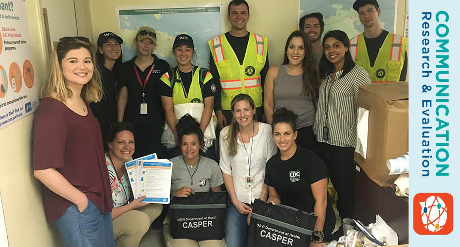 Group photo of a Community Assessment for Public Health Emergency Response (CASPER) Team in the U.S. Virgin Islands.