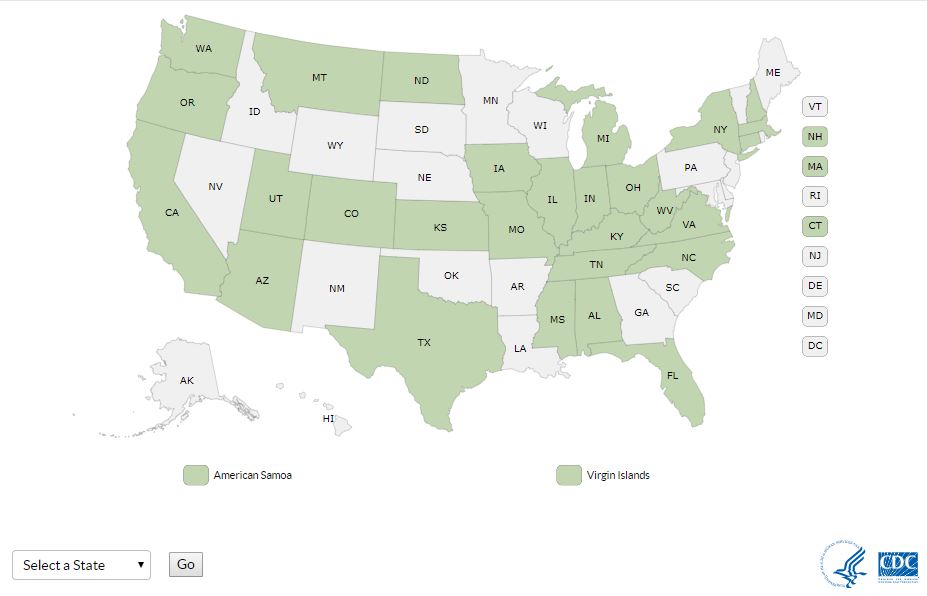 Interactive CASPER map