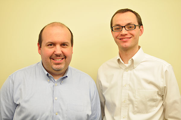 Tracking Program staff come from a variety of disciplines and backgrounds. Preston Burt is a health communications specialist and Shannon DeWitt is an information technology specialist.