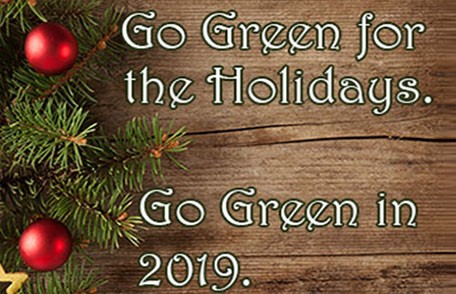Go Green on Holidays 2019